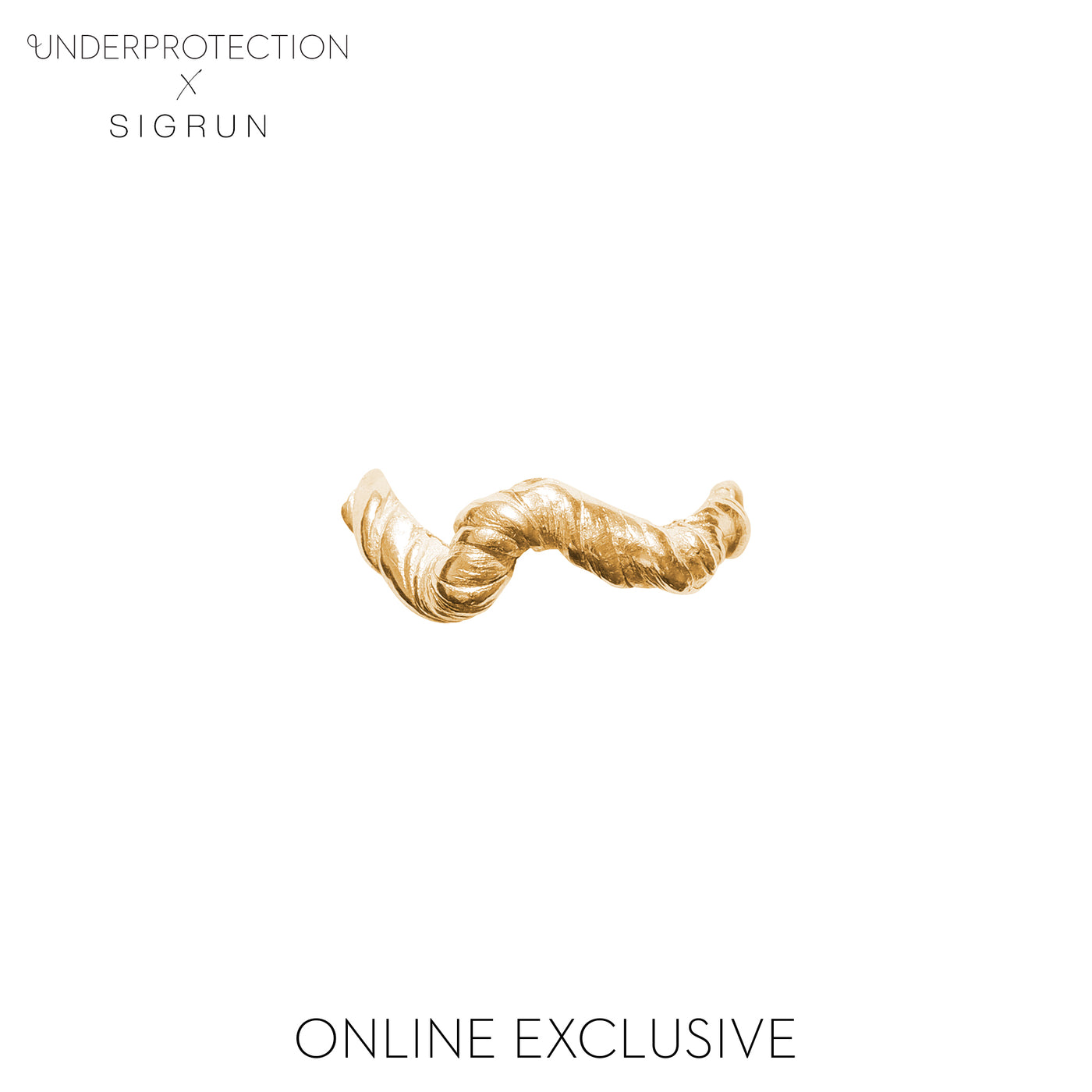 BORN BY THE SEA RING GOLD PLATED