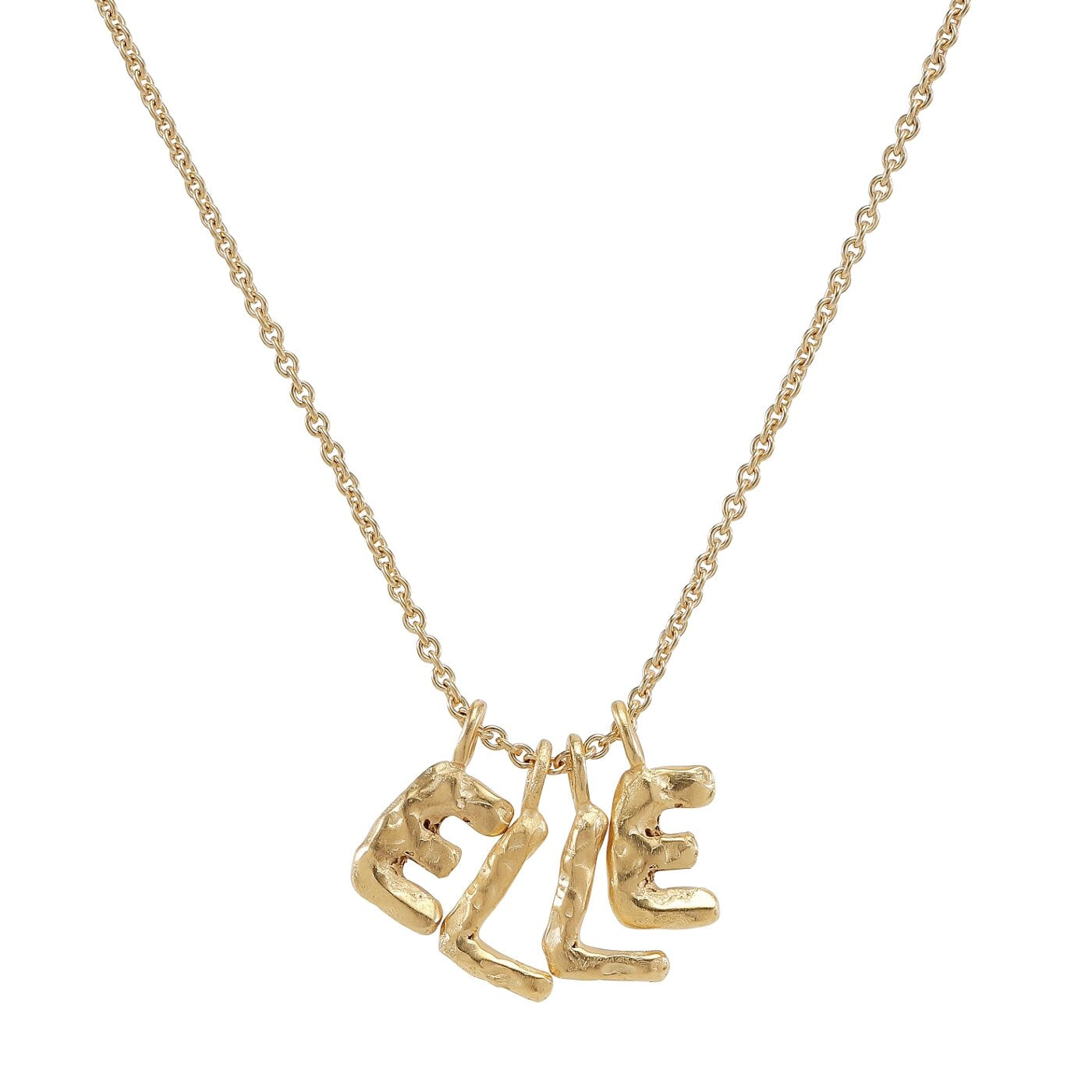 LIQUID LETTERS GOLD PLATED BY SIGRUN